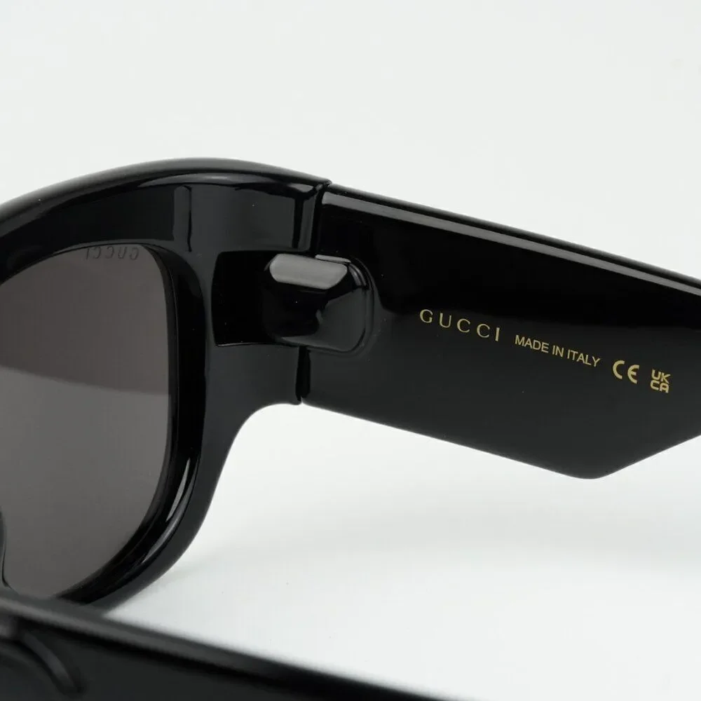 NEW Gucci GG1545S  001 Black Grey Women Square Sunglasses GG 1545S